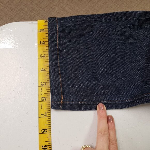 APC Mens Selvedge Denim Jeans Size 31 Dark Wash Capsule Hipster Everyday Casual - Picture 8 of 10